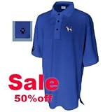 Ladies' Golf Polo Shirt Blue Beagle