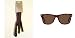 Search : Classic Eighties Tortiose Brown Wayfarer Sunglasses W/ Free Eyewear Cord