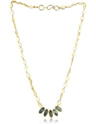 Nava Zahavi Vice Versa Citrine, Kyanite and High Karat Gold Necklace