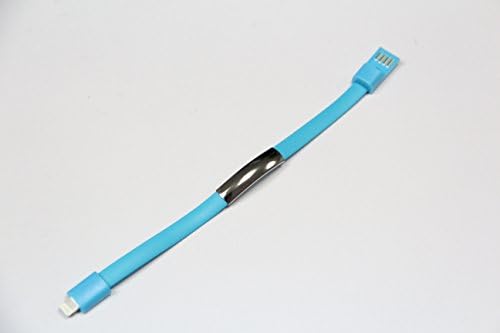 Bracelet USB Cable, Charging and Sync Cable for Apple Products (Blue)