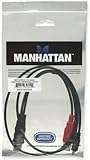 3 ft. USB 2.0 A Male to A Male and Mini-B 5-Pin Male Y Power Booster Cable for 2.5" External Hard Drives and Hubs, Manhattan 306041