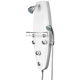 Peerless 76850 Shower Tower, White and Chrome