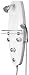 Tools & Hardware : Peerless 76850 Shower Tower, White and Chrome