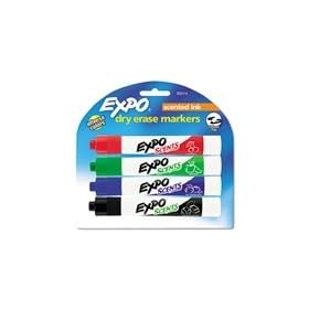 Scented Whiteboard Marker,Chisel,4/ST,ChocMint/Chr/Apple/Bry: Office Products