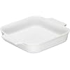Le Creuset Stoneware 1-1/2-Quart 9-Inch Square Baking Dish, White