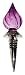 Amethyst Drop Bottle Stopper