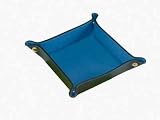 Royce Leather Travel Valet Tray - Black with Royce Blue