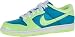 Nike Air Dunk Low Women's Basketball Casual Walking Shoes Neo Turquoise / Liquid Lime / White