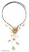 Jewelry : Carnelian and citrine necklace, 'Sunflower'