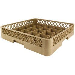 20 Compartment Glass Rack with Tilt Bar (16-0276) Category: Warewashing Racks by Traex
