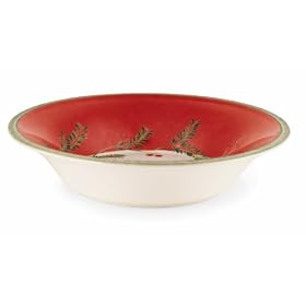Lenox Holiday Gatherings Wreath Individual Pasta Bowl by Lenox