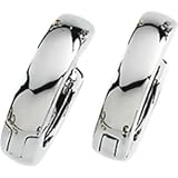 14K White Gold Hinged Earring