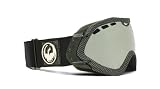Dragon Rogue Snow Goggles - Herringbone Frame / Jet Ionized Lens / Black with Metal Strap
