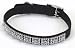C NYL JEWEL COLLAR 5/8X14"-BLK