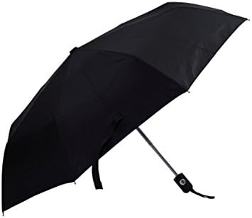 PREMIUM - Totes Umbrella - totes umbrella auto close- auto open close - totes umbrella black - tote umbrella - totes auto umbrella - black umbrella - totes umbrella open close - totes umbrella bag - totes umbrella lightweight - Black Handle!
