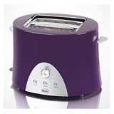 Swan 2 Slice Toaster - Purple Toaster - 2 Slice. As shown  from SWAN