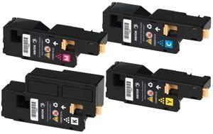 Jet&amp;K® 4pack (black,yellow,magenta,cyan) New Xerox Compatible 6010/6015 Toner Cartridges Combo Set for Xerox Phaser 6000/6010/6015 106R01627/106R01628/106R01629/106R01630