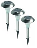 Eigenschaften   / 3er Solar LED Gartenleuchtenset (Edelstahl)
