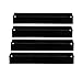 Zljoint BBQ Gas Grill Heat Plate Porcelain Steel Heat Shield for Aussie, Brinkmann, Uniflame, Charmglow, Grill King, Lowes Model Grills(4-pack) Dimensions: 15 3/8 x 3 15/16;