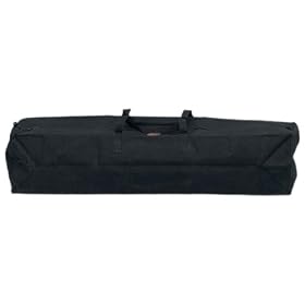 32"x8"x8" BLACK CANVAS DUFFLE BAG