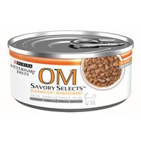 Purina Veterinary Diets OM Savory Selects Overweight Management Formula Canned Cat Food