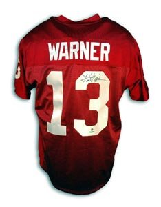 Kurt Warner Signed Arizona Cardinals Reebok Authentic Jersey