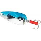 Mepps Little Wolf Treble Hook Fishing Lure, 1/4-Ounce, Silver/Blue