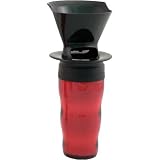 Melitta Ready Set Joe Travel Mug Coffeemaker, Red