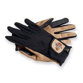 Mesh Back Shoot Gloves Tan Blk L by 