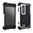 Ballistic SG Case for Thrill 4G P925 - THREE layers of protection - Black/White