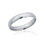 Karat Platinum 4mm Polished Dome Comfort Fit Band