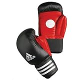 Adidas - 'INSTRUCTOR' Boxing Coach Sparring Gloves (Colour: Black / Red )