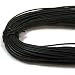 Japanese Premium Waxed Cotton Necklace or Knotting Cord 1.6 Black - 10 Feet