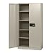 Sandusky Lee KDE7236-07 Putty Steel SnapIt Storage Cabinet, Keyless Electronic Lock, 4 Adjustable Shelves, 72" Height x 36" Width x 18" Depth