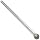 PFERD Ball Carbide Bur, Long-Length, Uncoated (Bright) Finish, Single Cut, Radius End
