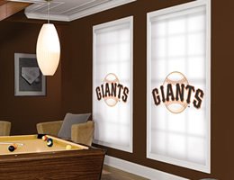 San Francisco Giants MLB Roller Window Shades up to 66'' x 66''