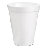 Drink Foam Cups, 6 oz., White, 40 Bags of 25/Carton