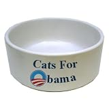 Cats for Barack Obama - Cat Pet Bowl