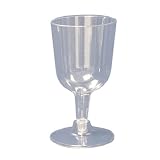 Value Clear Plastic 5 ounce Wine Glasses (120 count)