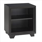 Storage Cube with Shelf- Black