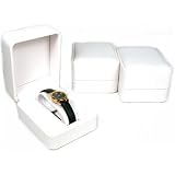 Search : 3 White Leather Watch Gift Boxes Jewelry Showcase Displays