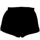 Woman's Flirty Diva Tees Fitness Workout Shorts Black