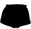 Woman's Flirty Diva Tees Fitness Workout Shorts Black