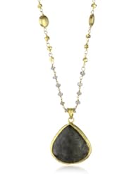 Coralia Leets Jewelry Design "Wire Wrap" Labrador Necklace, 33"