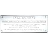 Kenworth Shutdown Override Plate, Stainless Steel