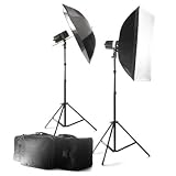 Studio Lighting Kits:Digital Photo 320 W/S Flash Strobe Photography Lighting Kit