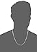 Amazon Collection Men's Stainless Steel Foxtail Chain Necklace (4 mm)