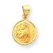 18k Saint Anthony & Baby Jesus Medal Pendant
