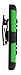 Phonelicious Hybrid Armor Dual Layer Rhino Kickstand Belt Holster Clip with LCD Screen Protector and Pen Stylus for Zte Maven / Overture 2 - GREEN EXTREME