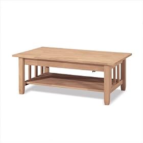 Mission Tall Coffee Table with Lift Top